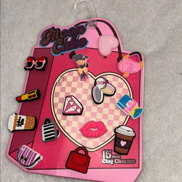 Pink Clog Charms Set by mooncake for crocs - Picture 1 of 1